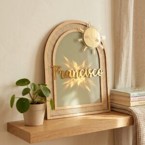 Quadro de Palhinha Personalizado com Sol