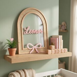 Quadro de Palhinha Personalizado com Laço