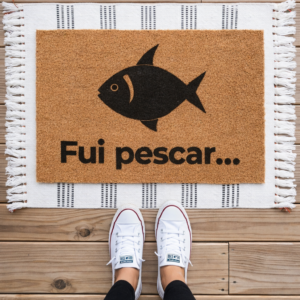 Tapete de Entrada “FUI PESCAR”