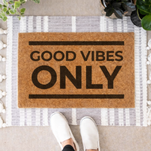 Tapete de Entrada “GOOD VIBES ONLY”