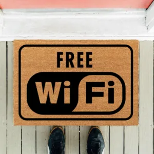 Tapete de Entrada “FREE WIFI”