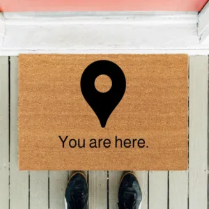 Tapete de Entrada “YOU ARE HERE”
