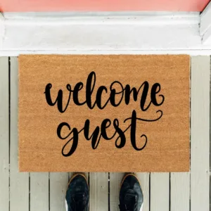 Tapete de Entrada “Welcome Guest”