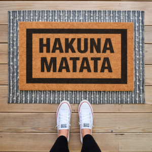 Tapete de Entrada “HAKUNA MATATA”
