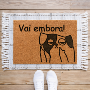 Tapete de Entrada “Vai Embora”