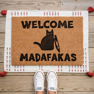 Tapete de Entrada “welcome-madafakas”