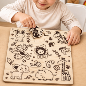 Puzzle Infantil Animais da Selva