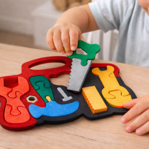 Puzzle de Ferramentas Colorido