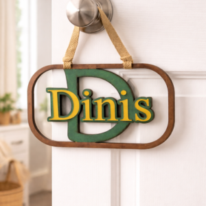 Suporte para Porta com Nome